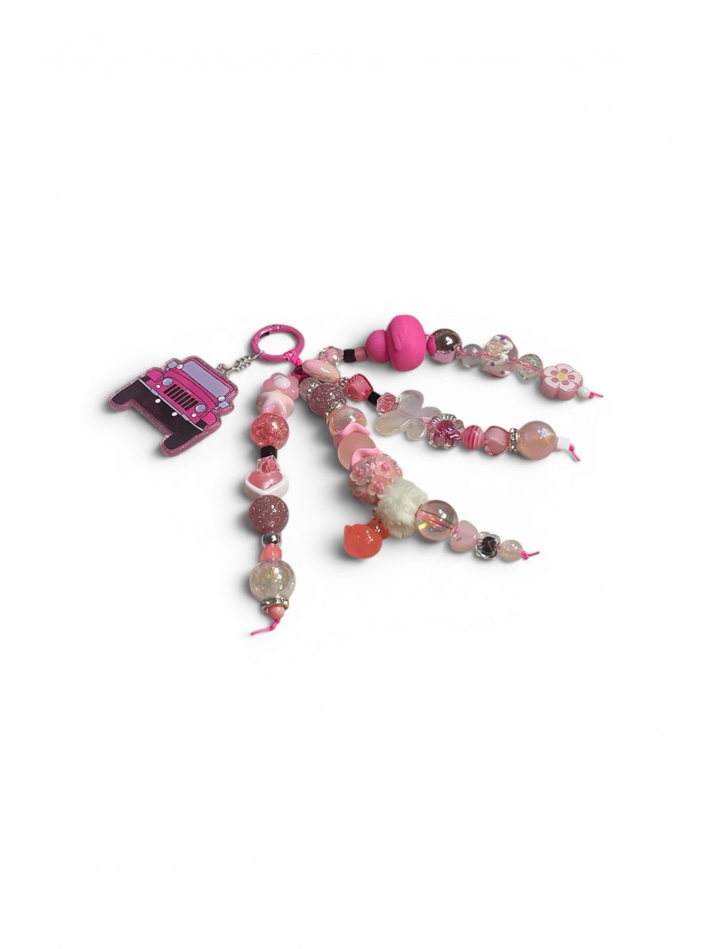 Jeep Pink Bag Charm